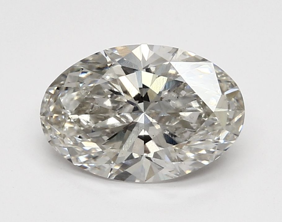 2.64 Carat oval Lab Grown Diamond Front View