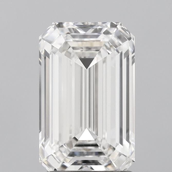 2ct Emerald F - VVS2 - Excellent cut - LD266386