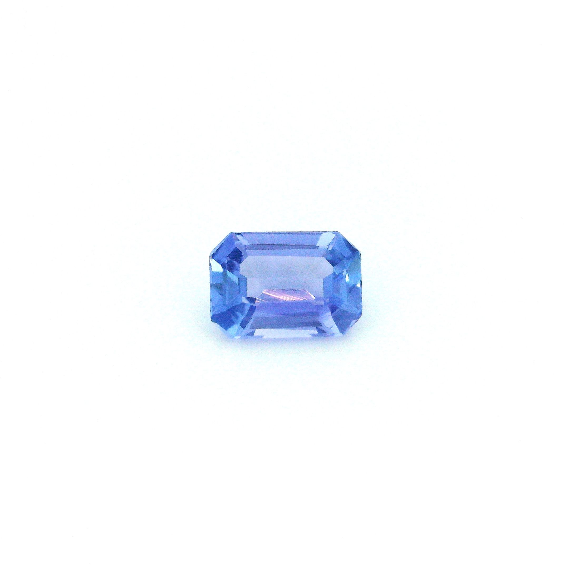 GSI 0.87 Carat Octagonal Tanzanite