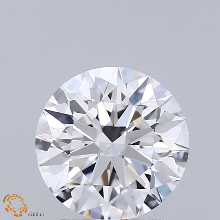 2ct Round E - VS1 - Excellent cut - LD263629