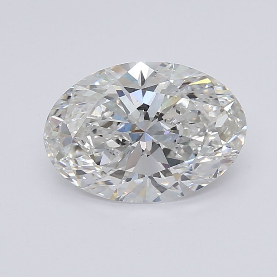 2.70 Carat oval Lab Grown Diamond Front View