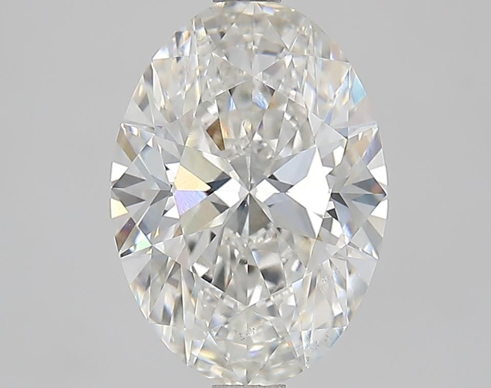 2.67 Carat oval Lab Grown Diamond Front Image