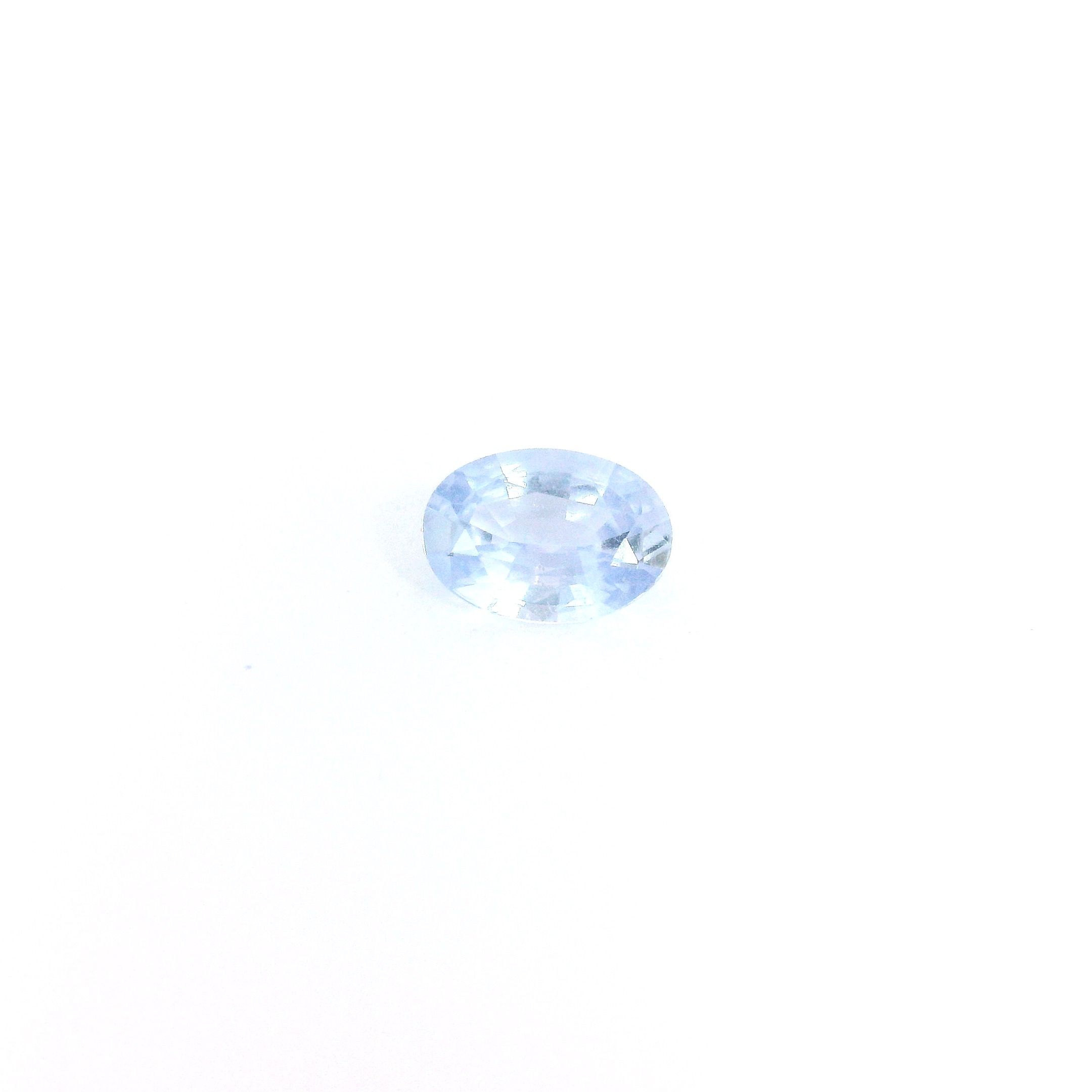 Certified Sapphire Oval 0.48 ct gemstone, Blue