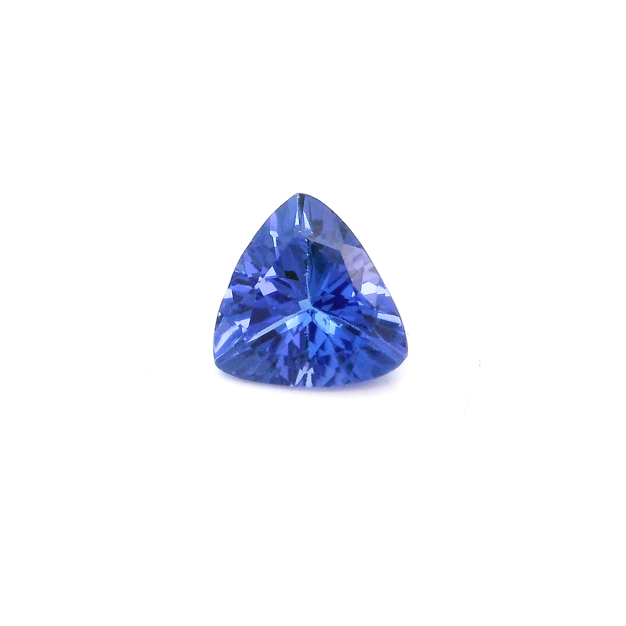 GSI 0.63 Carat Triangular Tanzanite