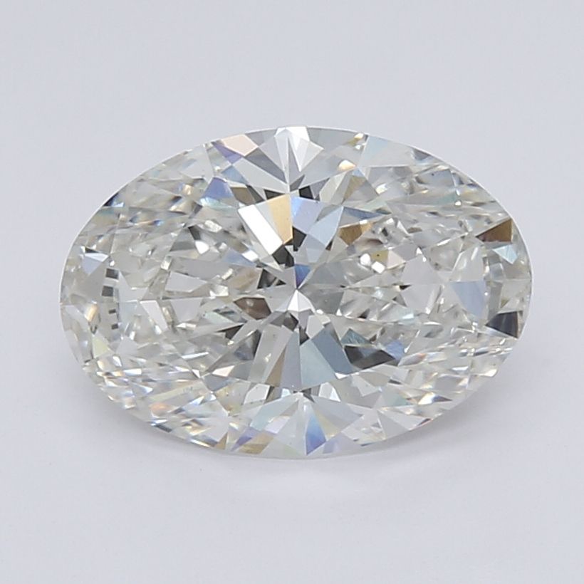 2.66 Carat oval Lab Grown Diamond Front View