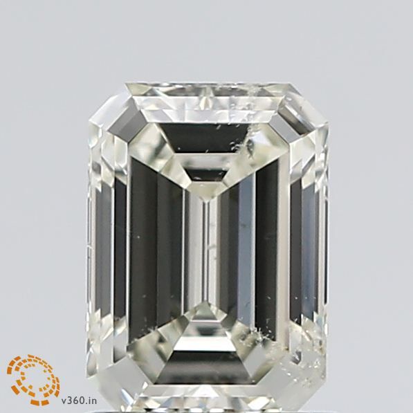 1,00 ct Szmaragdowy diament naturalny