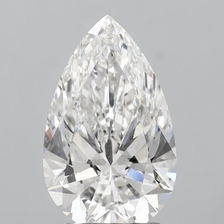 2ct Pear F - VVS2 - Excellent cut - LD61128