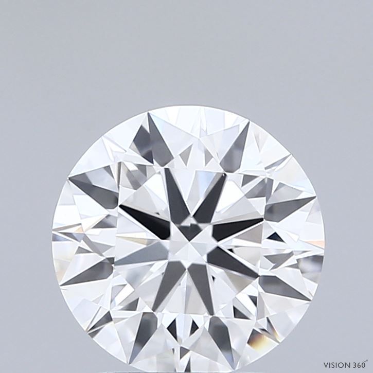 2ct Round E - VS1 - Excellent cut - LD48446
