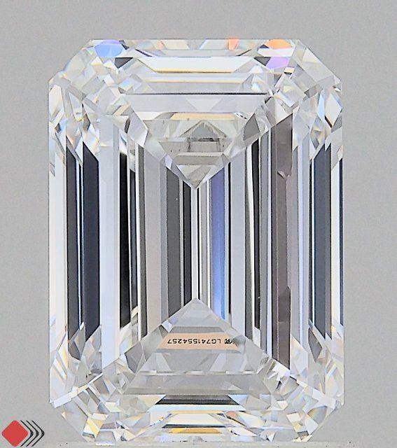 1.5ct Emerald D VVS1 Excellent Cut-LGD106051