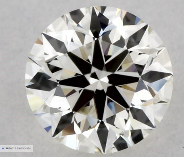 0,33 ct Okrągły diament naturalny