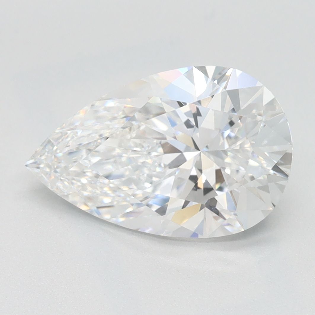 2ct Pear D - VVS1 - Very Good cut - LD9337