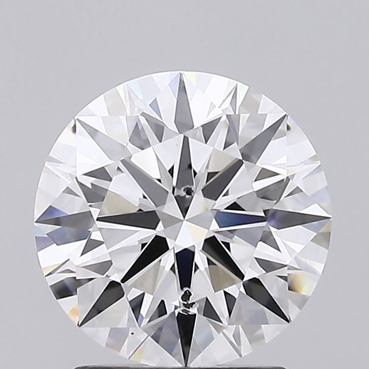 2.02 Carat round Lab Grown Diamond Front View