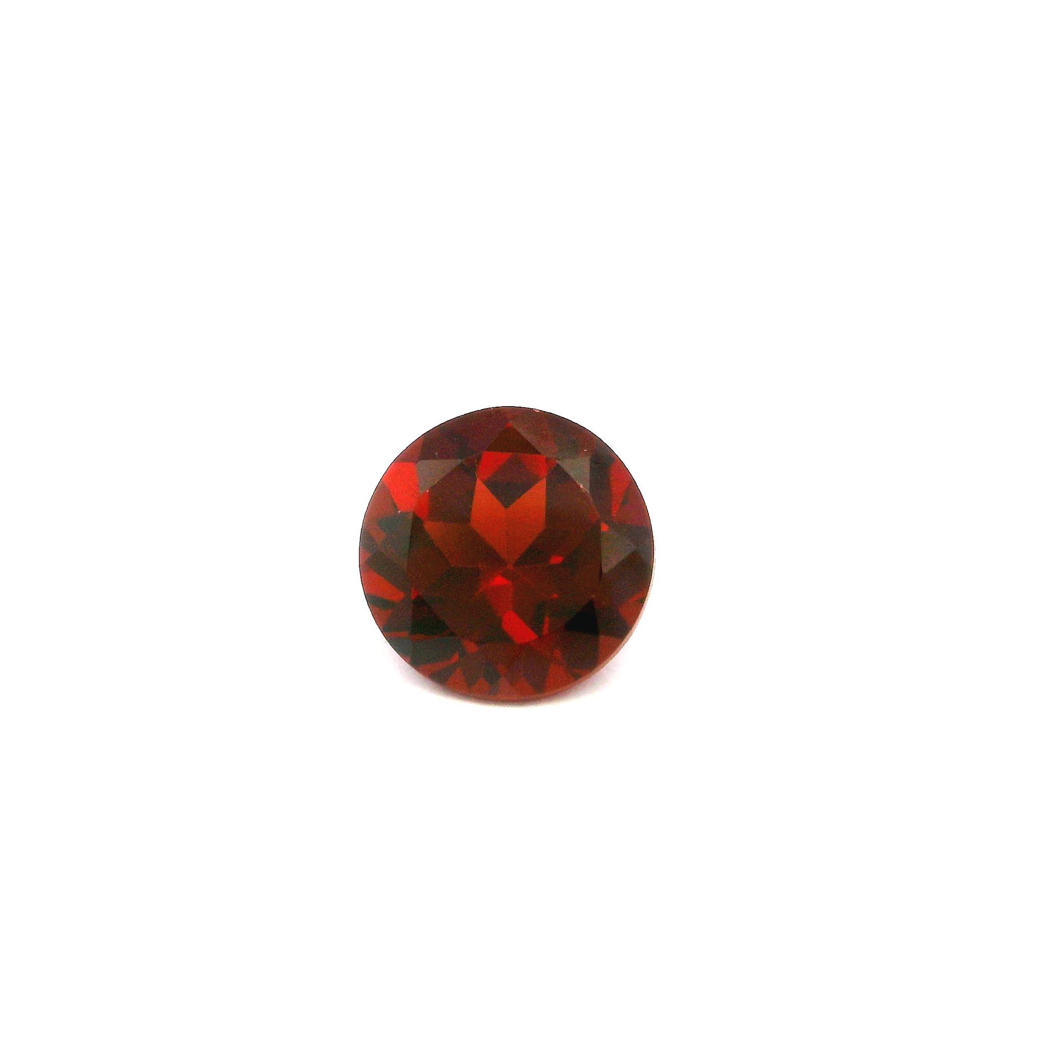 Certified Garnet Round 2.44 ct gemstone, Red