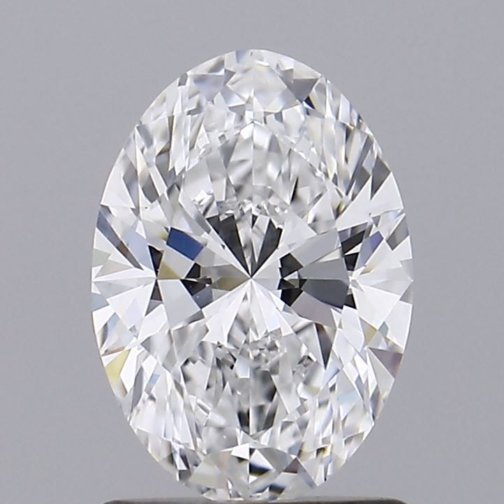 1.21 Carat oval Lab Grown Diamond Front View