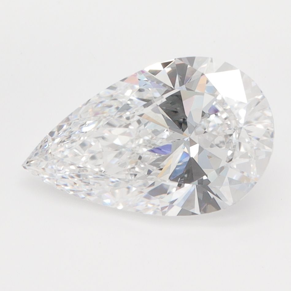 2ct Pear D - VVS1 - Excellent cut - LD252562