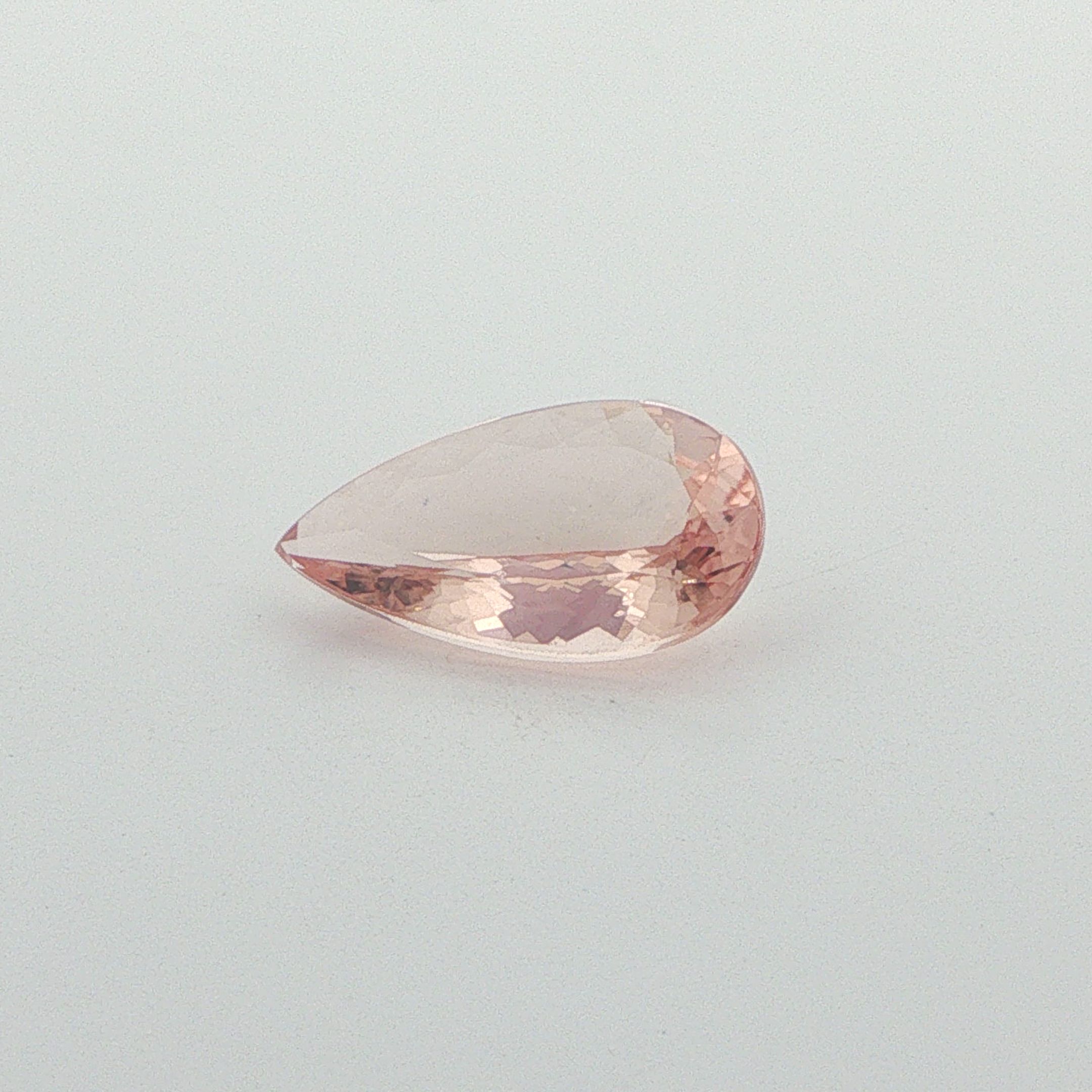 3.59 ct Pear Pink Morganite