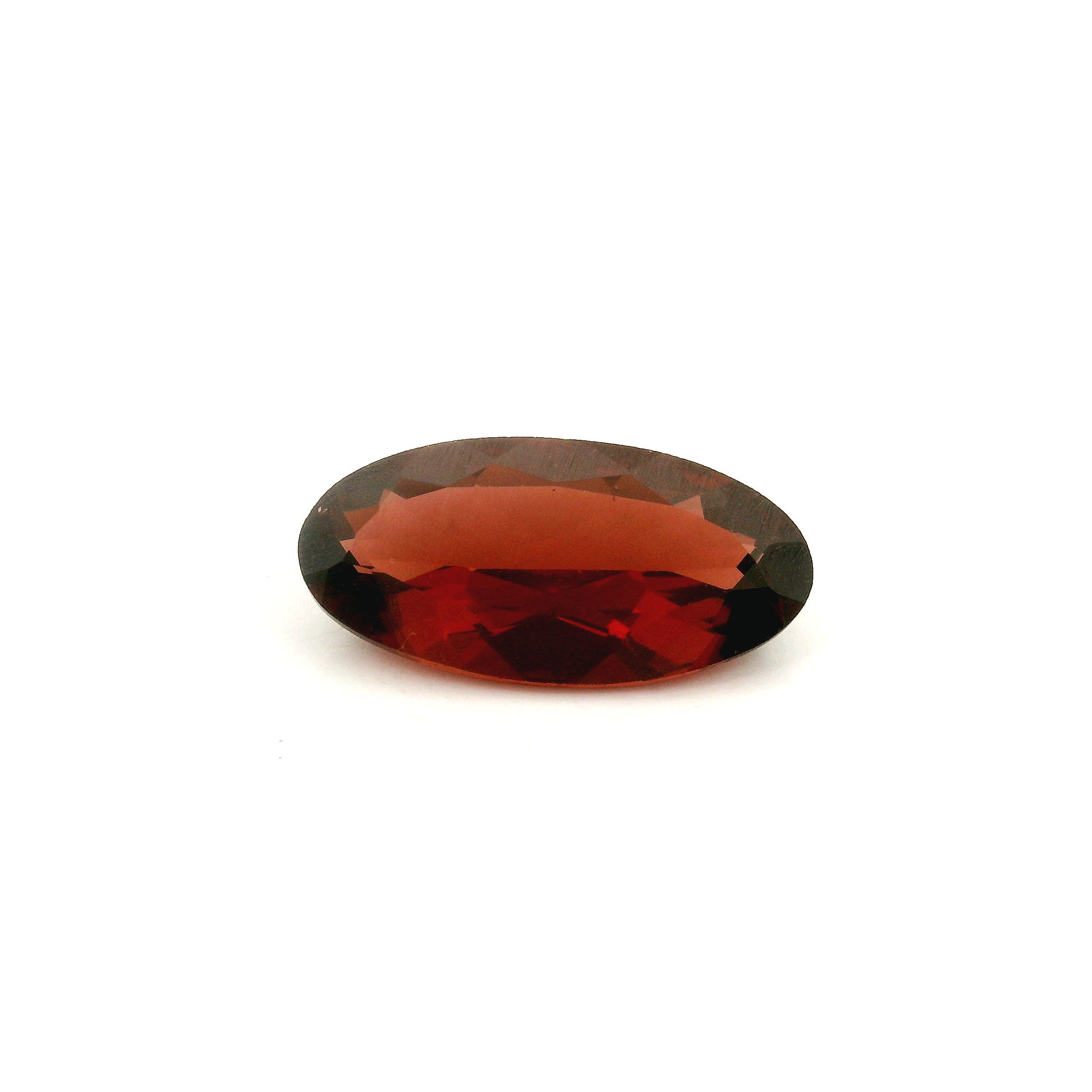 Certified Garnet Oval 1.95 ct gemstone, Red