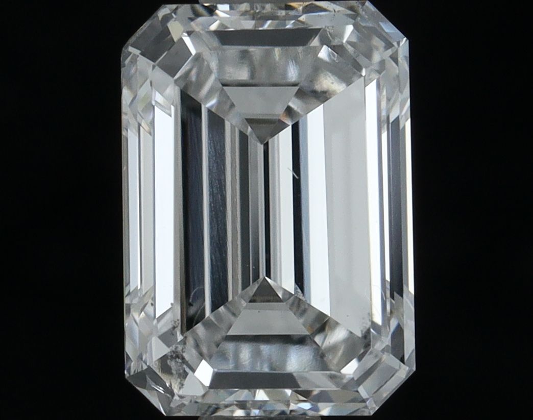 1.00 Carat D-VS2 Ideal Emerald Diamond Image 