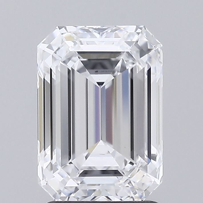 2.04ct Emerald D - VVS2 - Excellent cut - LD250999