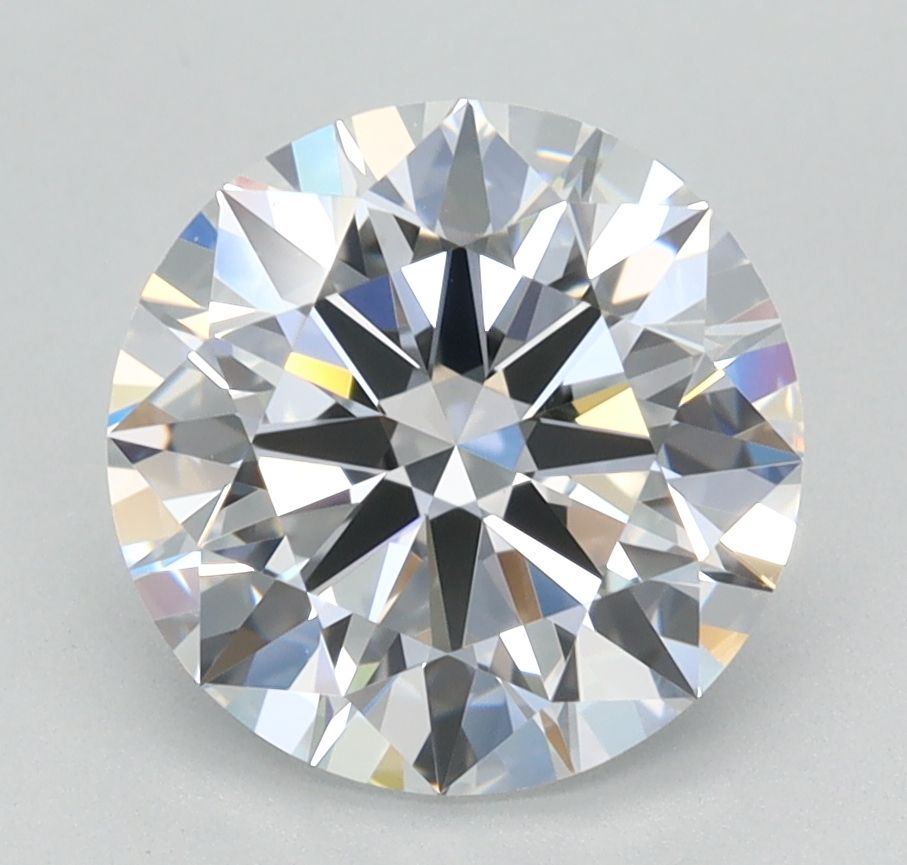 2.02 Carat round Lab Grown Diamond Front View