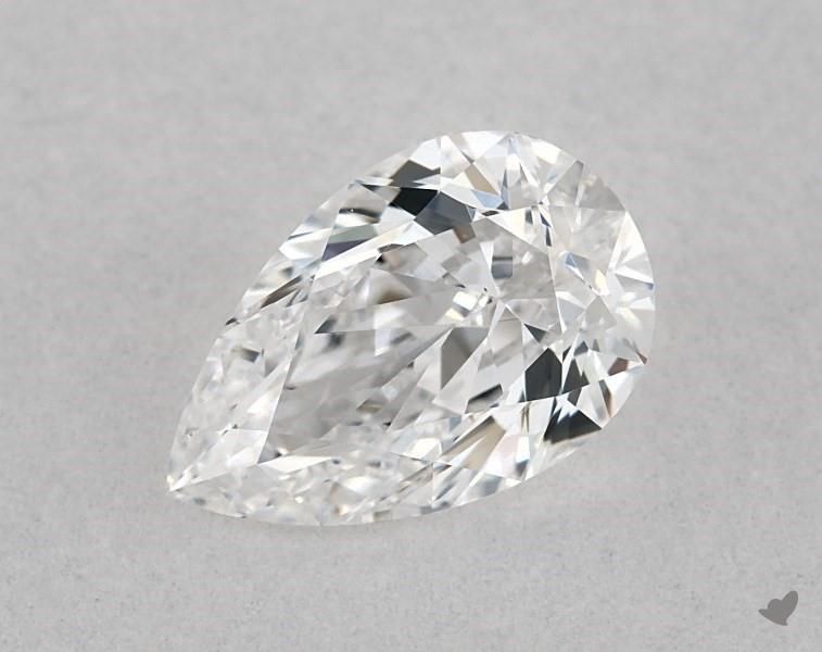 0,90 ct Diament naturalny w szlifie gruszki