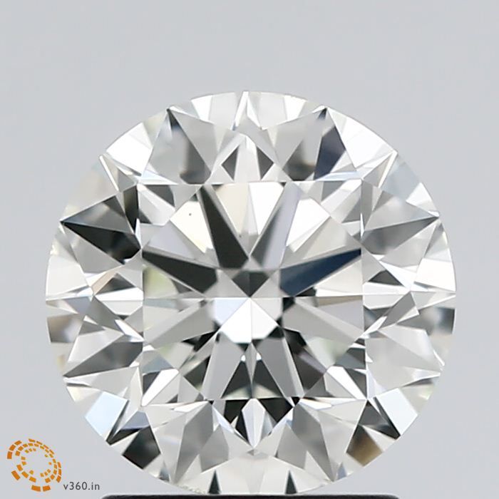 2,09 ct Okrągły diament naturalny
