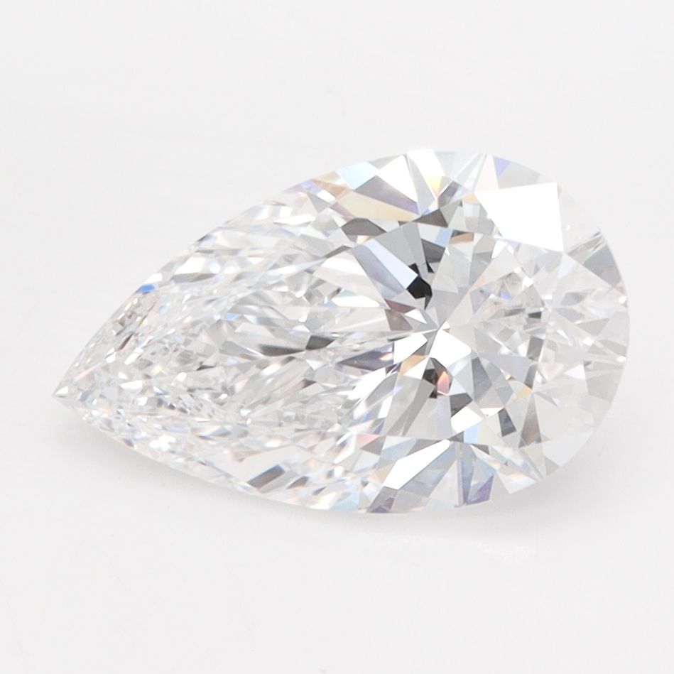 2ct Pear D - VVS1 - Excellent cut - LD60743