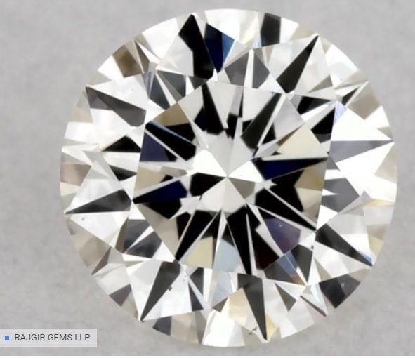 0,33 ct Okrągły diament naturalny