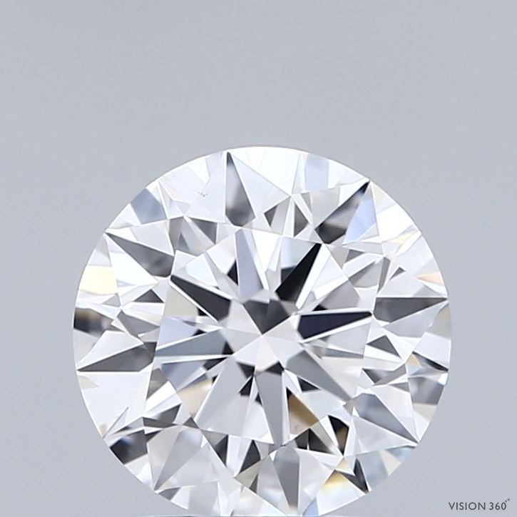 2ct Round D - VVS2 - Excellent cut - LD252371