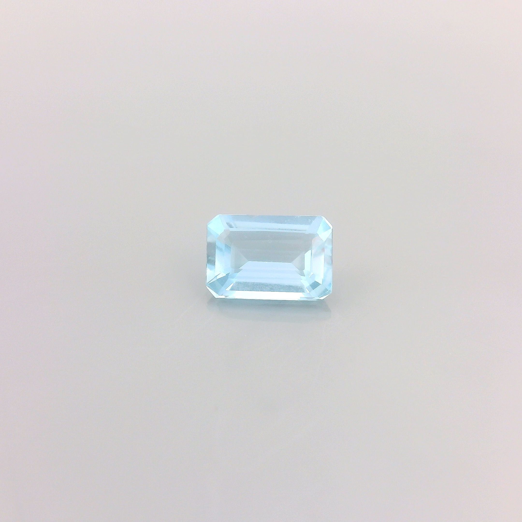 0.49 ct Octagonal Blue Aquamarine