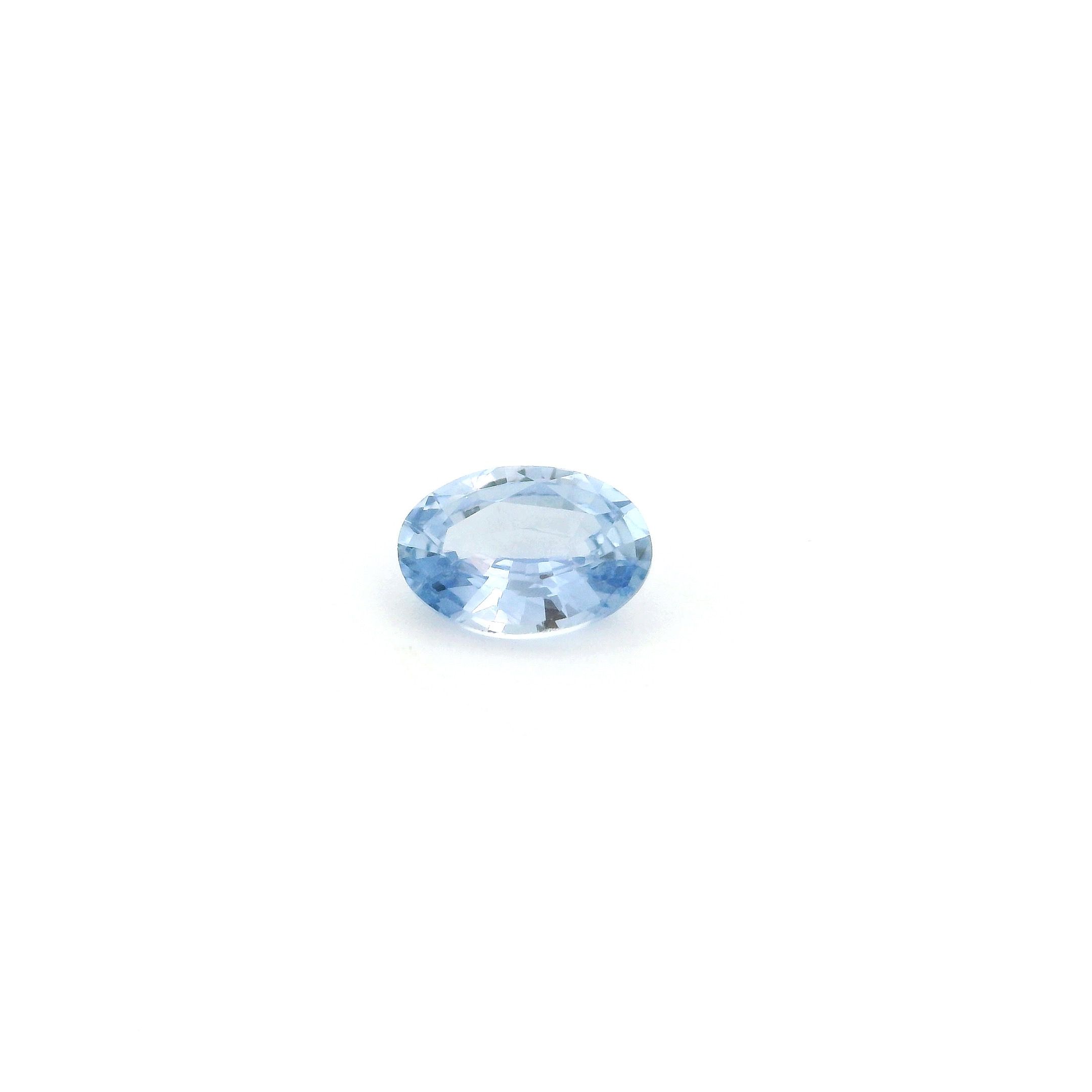 Certified Sapphire Oval 0.47 ct gemstone, Blue