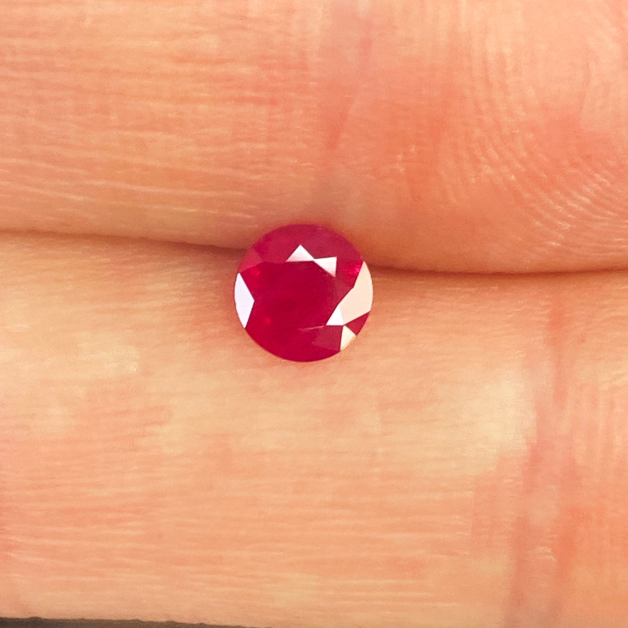 0.83ct Ruby