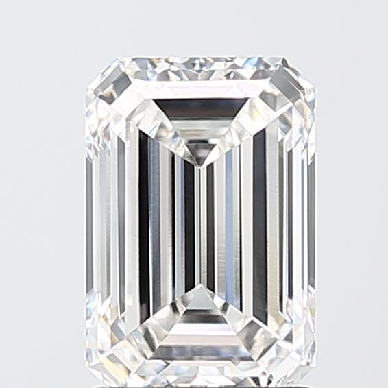 2.03ct Emerald F - VVS2 - Excellent cut - LD309051