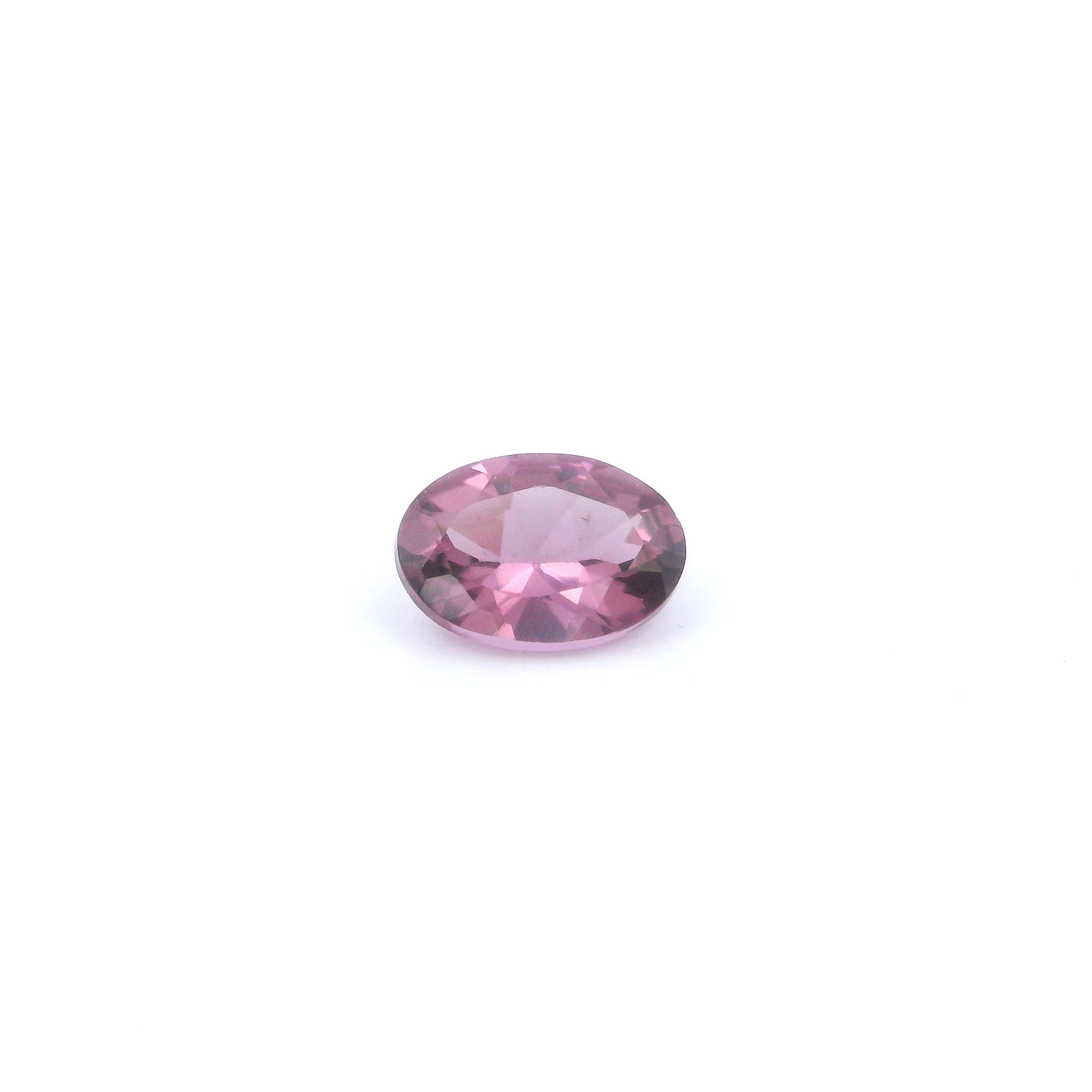 Certified Spinel Oval 0.49 ct gemstone, Pink
