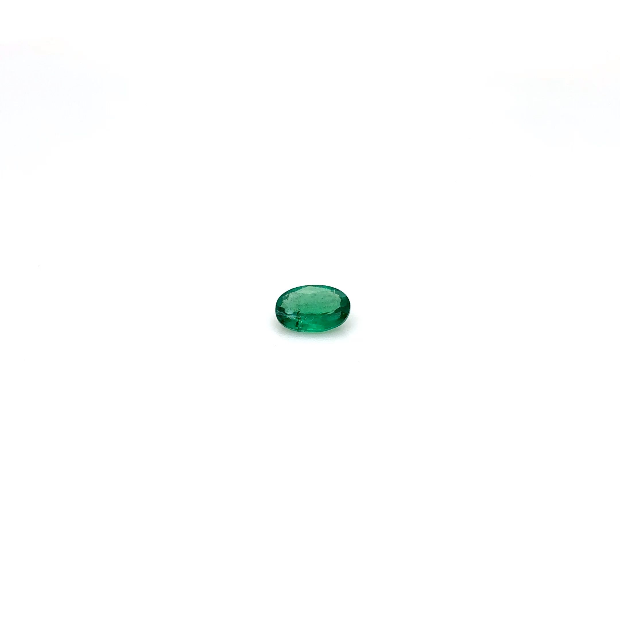 0.38 ct Oval Green Emerald