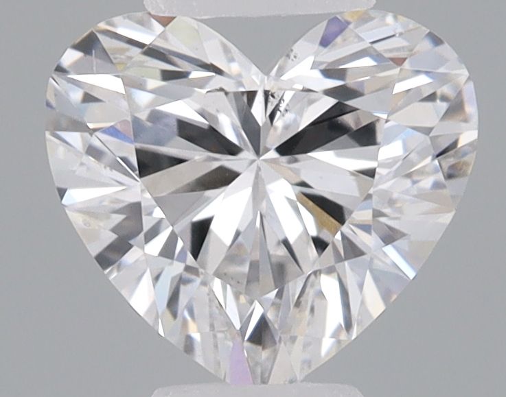 0.67 carat e SI1 EX  Cut IGI heart diamond