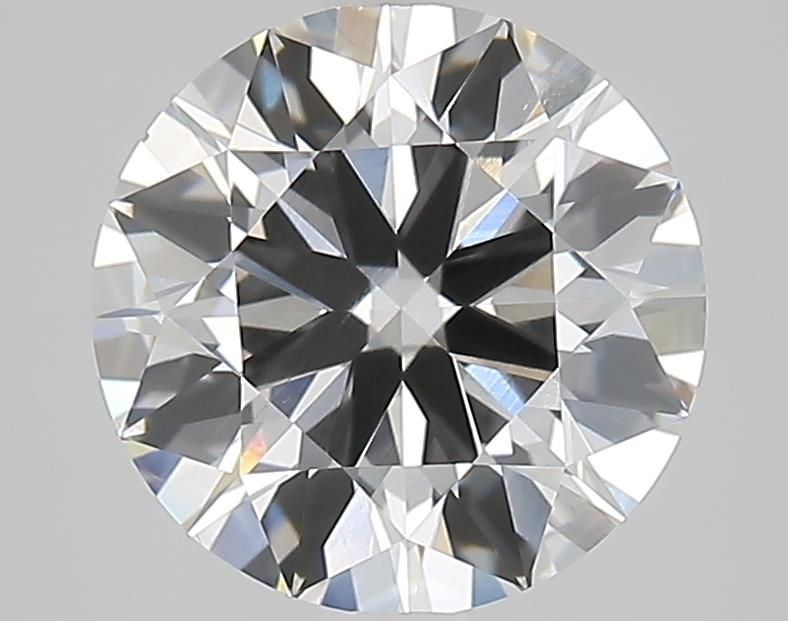 2.60 Carat round Lab Grown Diamond Front View