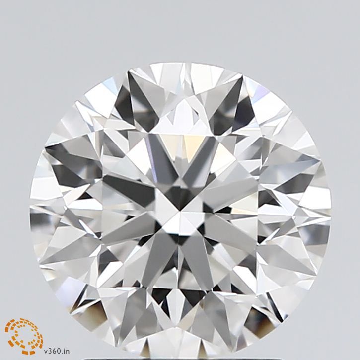 2,50 ct Okrągły diament naturalny