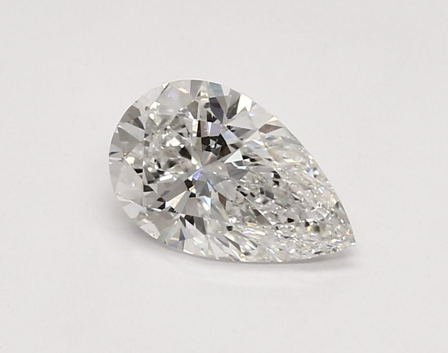 1.22 Carat pear Lab Grown Diamond Front View