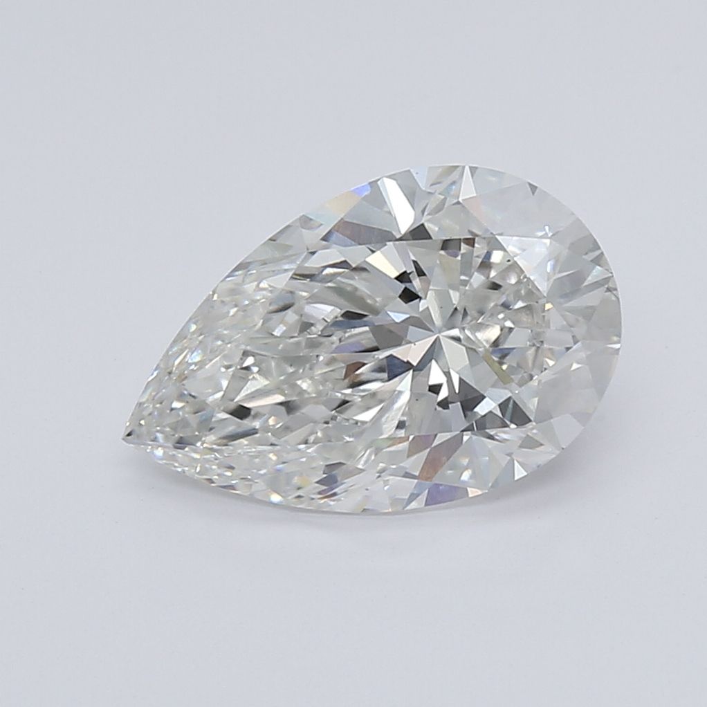 3,02 ct Diament laboratoryjny w szlifie gruszki