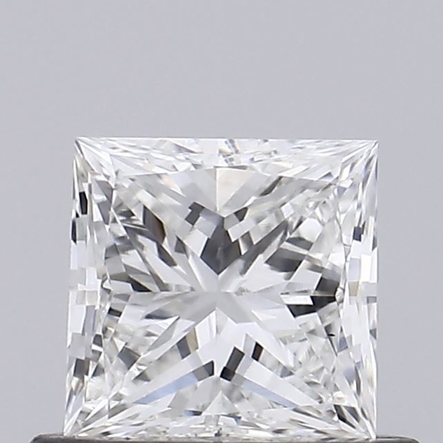 0.52 Carat princess Lab Grown Diamond Front View