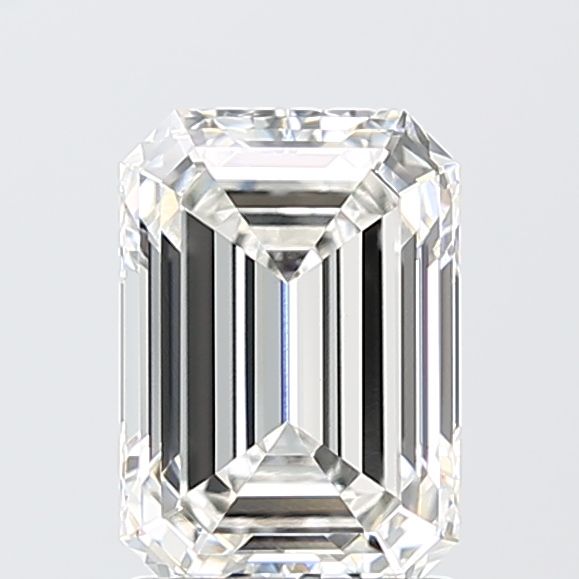 2.03ct Emerald F - VVS2 - Excellent cut - LD310874