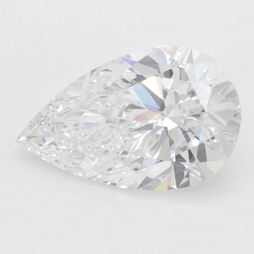 2ct Pear D - VVS1 - Excellent cut - LD124840