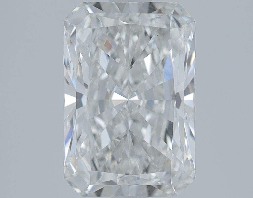 2.01 Carat radiant Lab Grown Diamond Front View