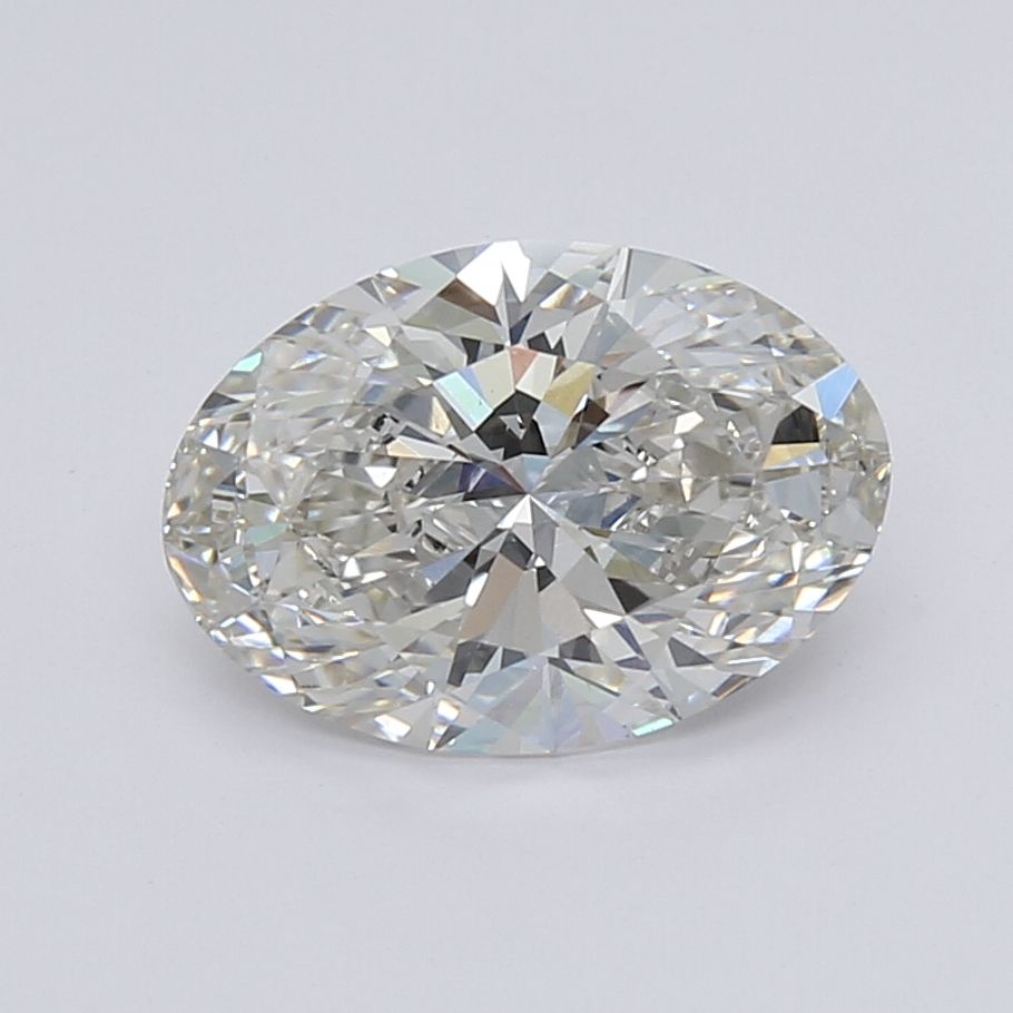 2.61 Carat oval Lab Grown Diamond Front View