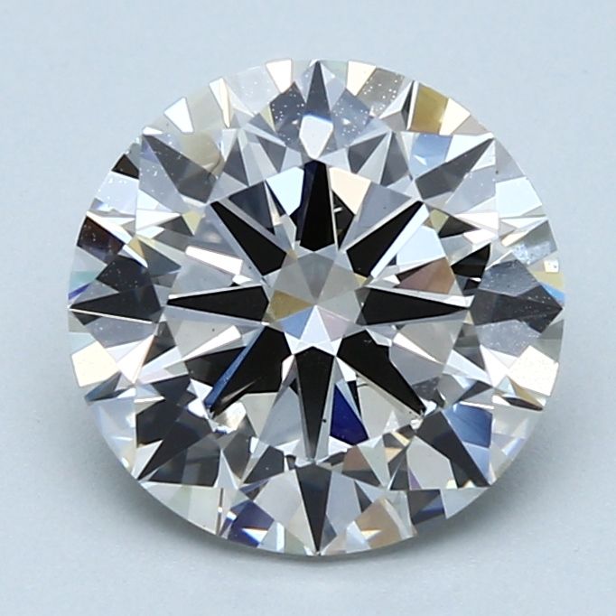 3,00 ct Okrągły diament laboratoryjny