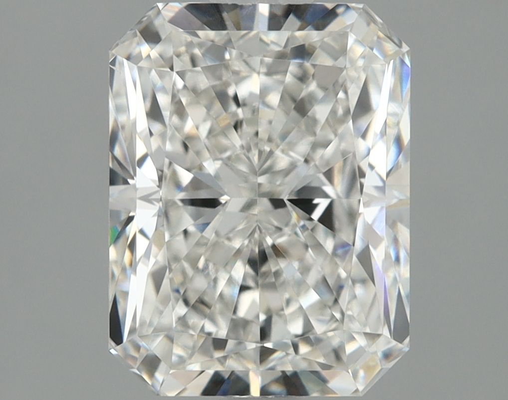 2.02 Carat radiant Lab Grown Diamond Front View