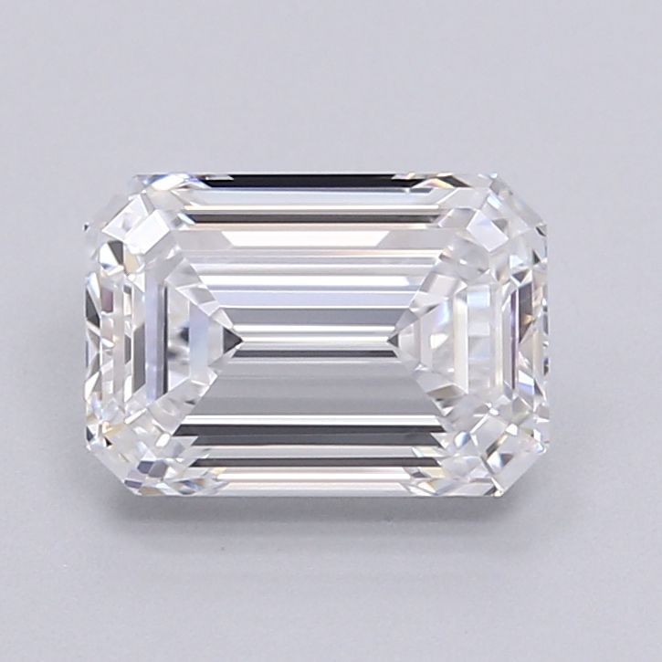 Diamant Émeraude 1.52 ct - Couleur D - Pureté VVS2