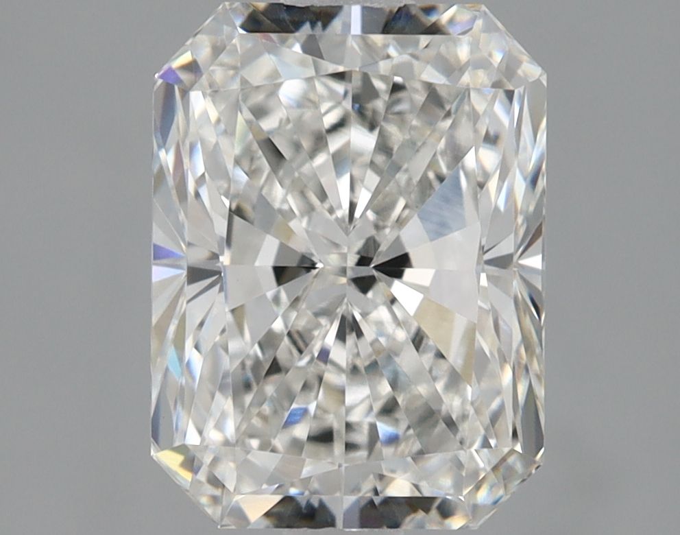 2.01 Carat radiant Lab Grown Diamond Front View