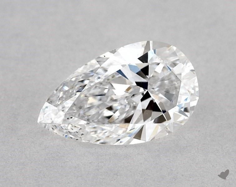 0,90 ct Diament naturalny w szlifie gruszki